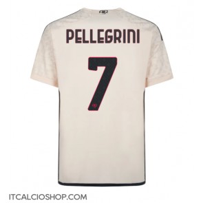 AS Roma Lorenzo Pellegrini #7 Seconda Maglia 2023-24 Manica Corta